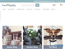 Tablet Screenshot of lucasgarden.com